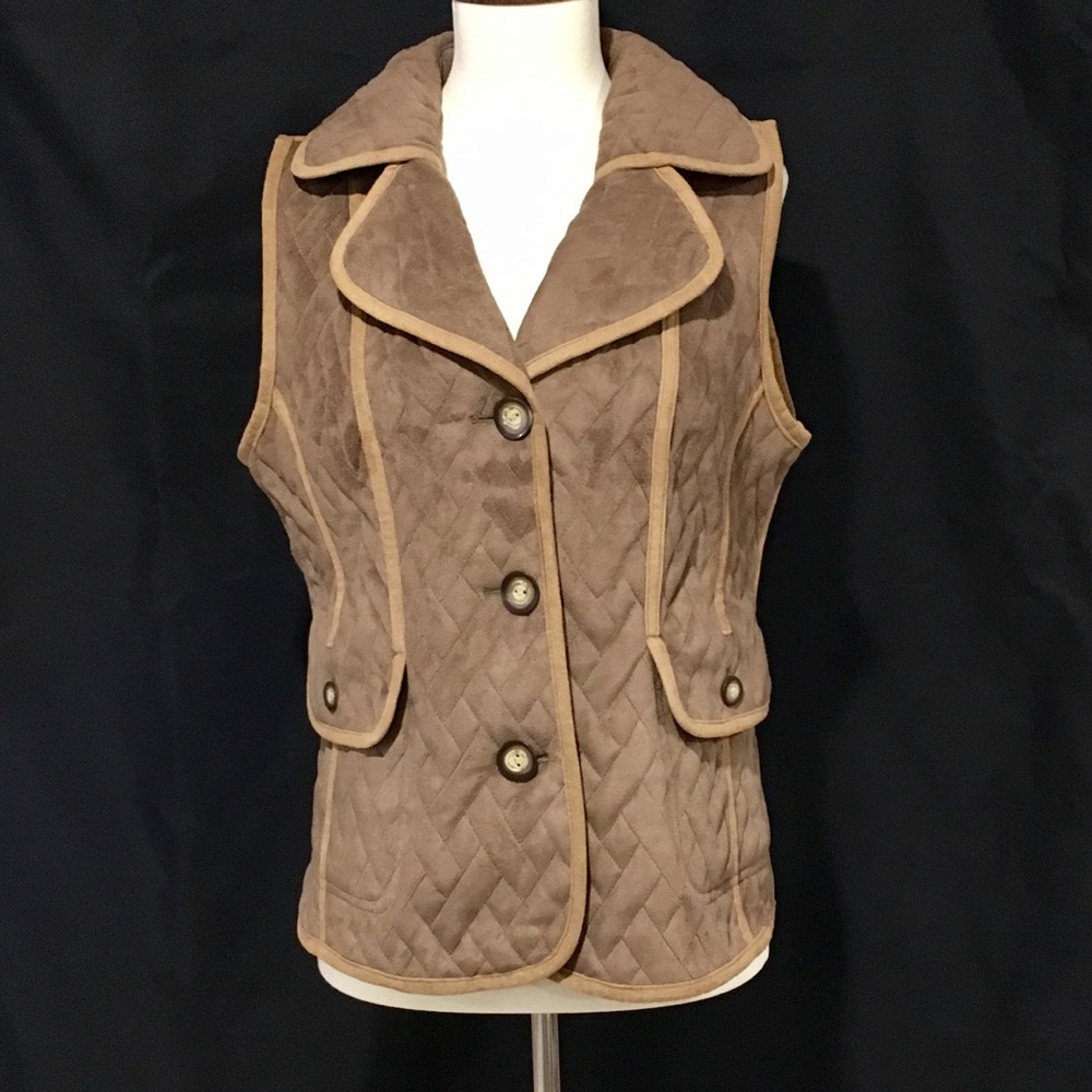 Quilted Tasha Polizzi Suede Vest